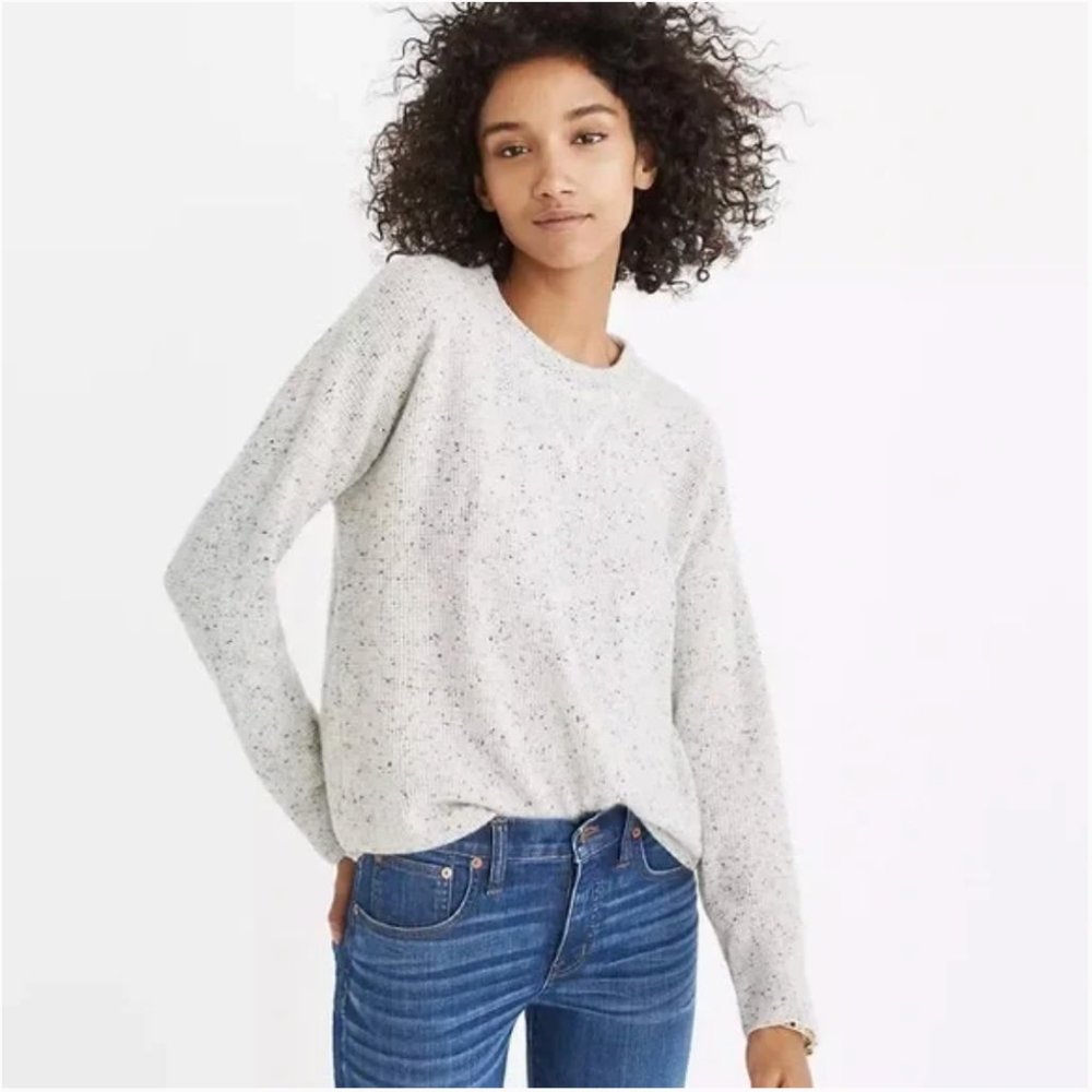 Madewell 100% Cashmere Sweater Gray - Size S